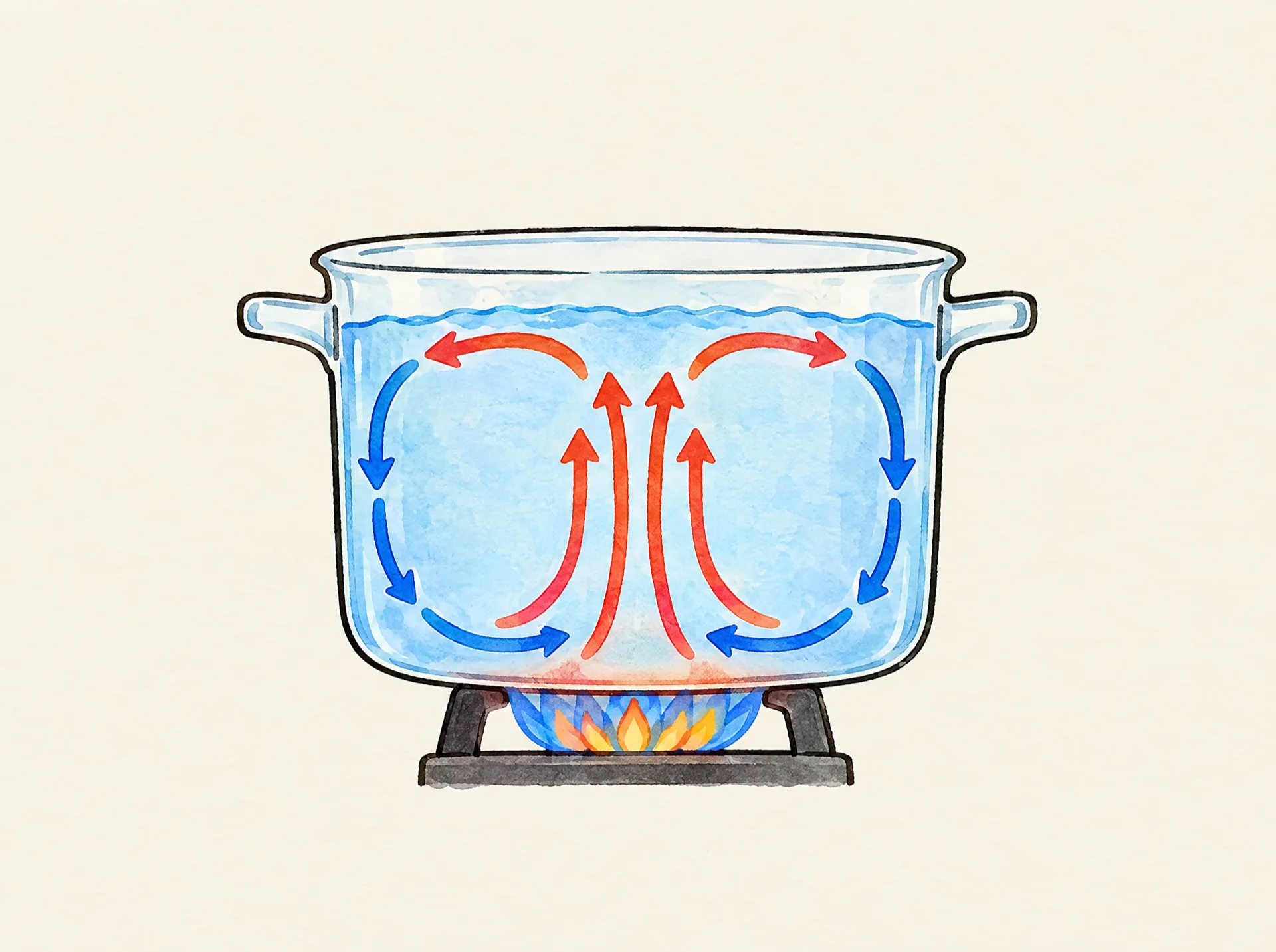Convection current animation