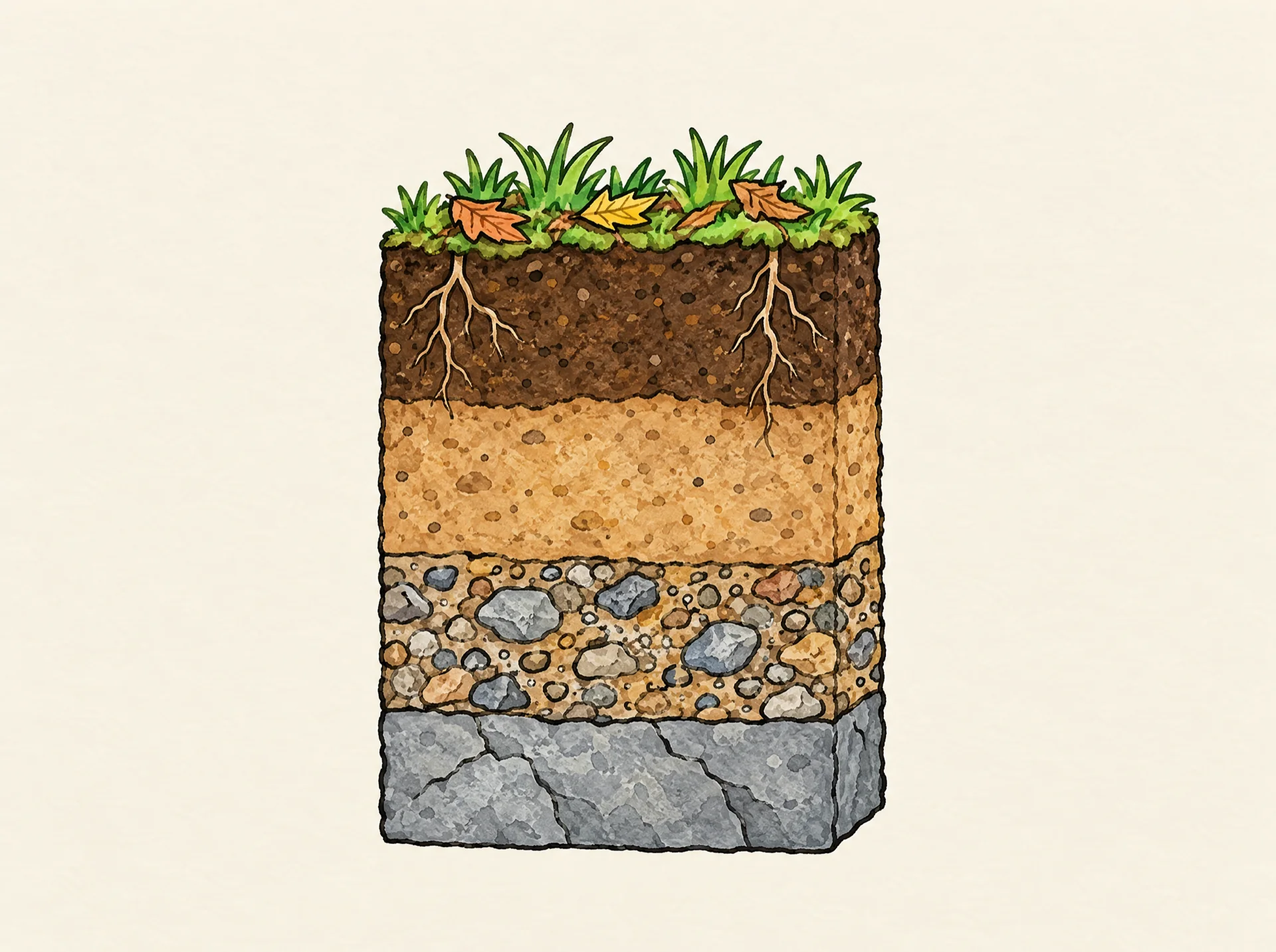 Soil profile animation | WhiteboardAnimation.ai
